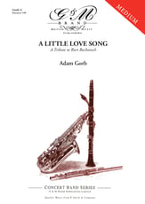 A Little Love Song Concert Band sheet music cover